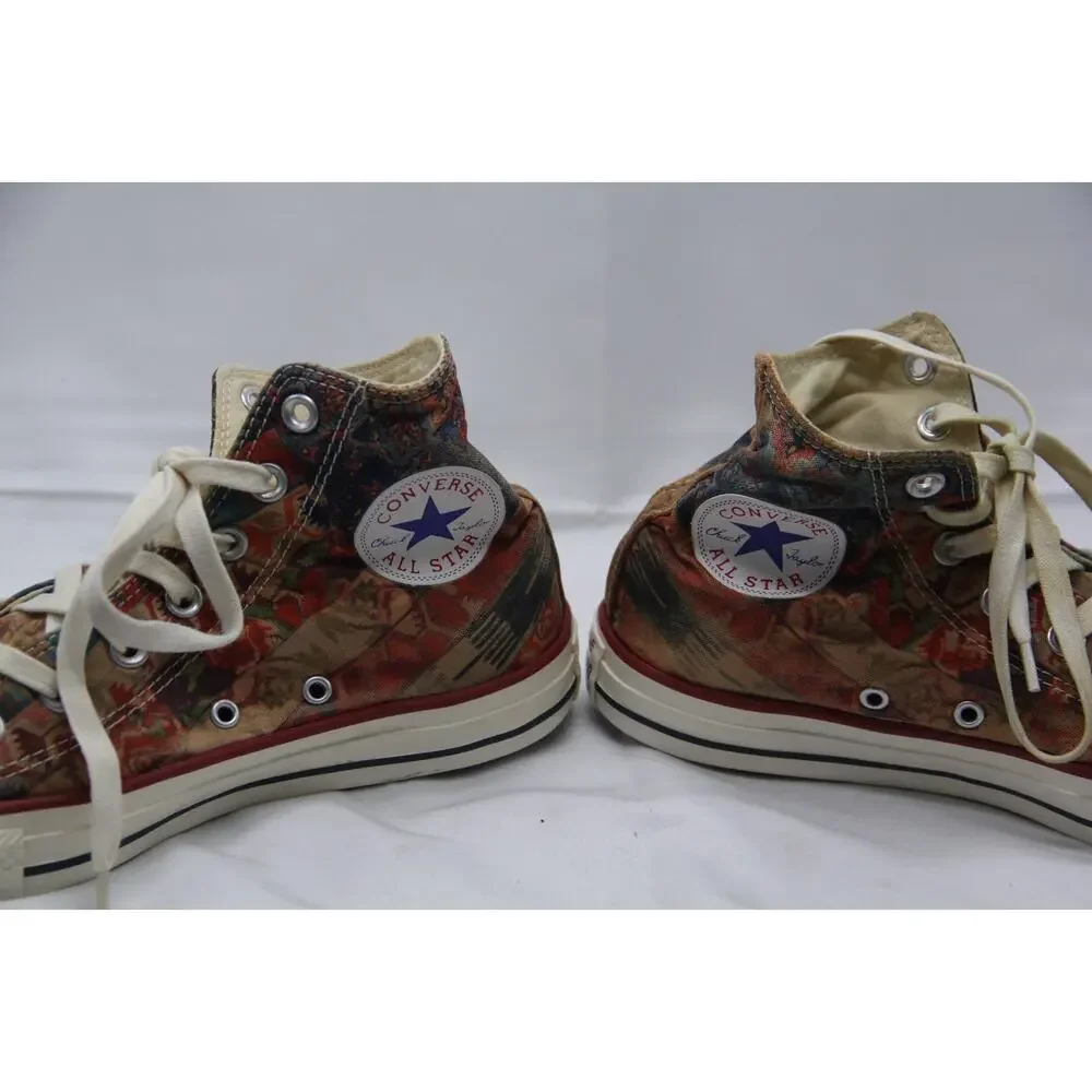 Converse Chuck Taylor All Star Hi Top Shoes Womens 8 Multi Natural Foral 544836C